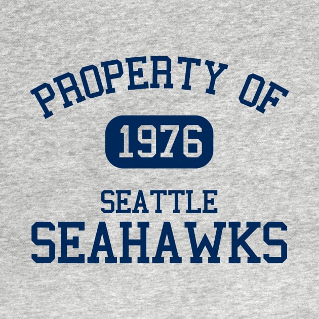 Property of Seattle Seahawks by Funnyteesforme